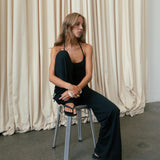 Lucy Scrunch Pants – Black