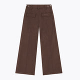 Kate Low Waist Suit Pants – Brown