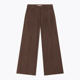 Kate Low Waist Suit Pants – Brown