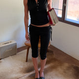 Lulu Capri Pants / Black