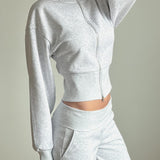 Gabrielle Zip-up - Grey