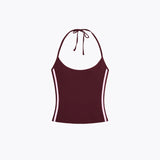 Nomi Halter Top / Cherry