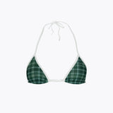 OM Bikini Top / Green Check