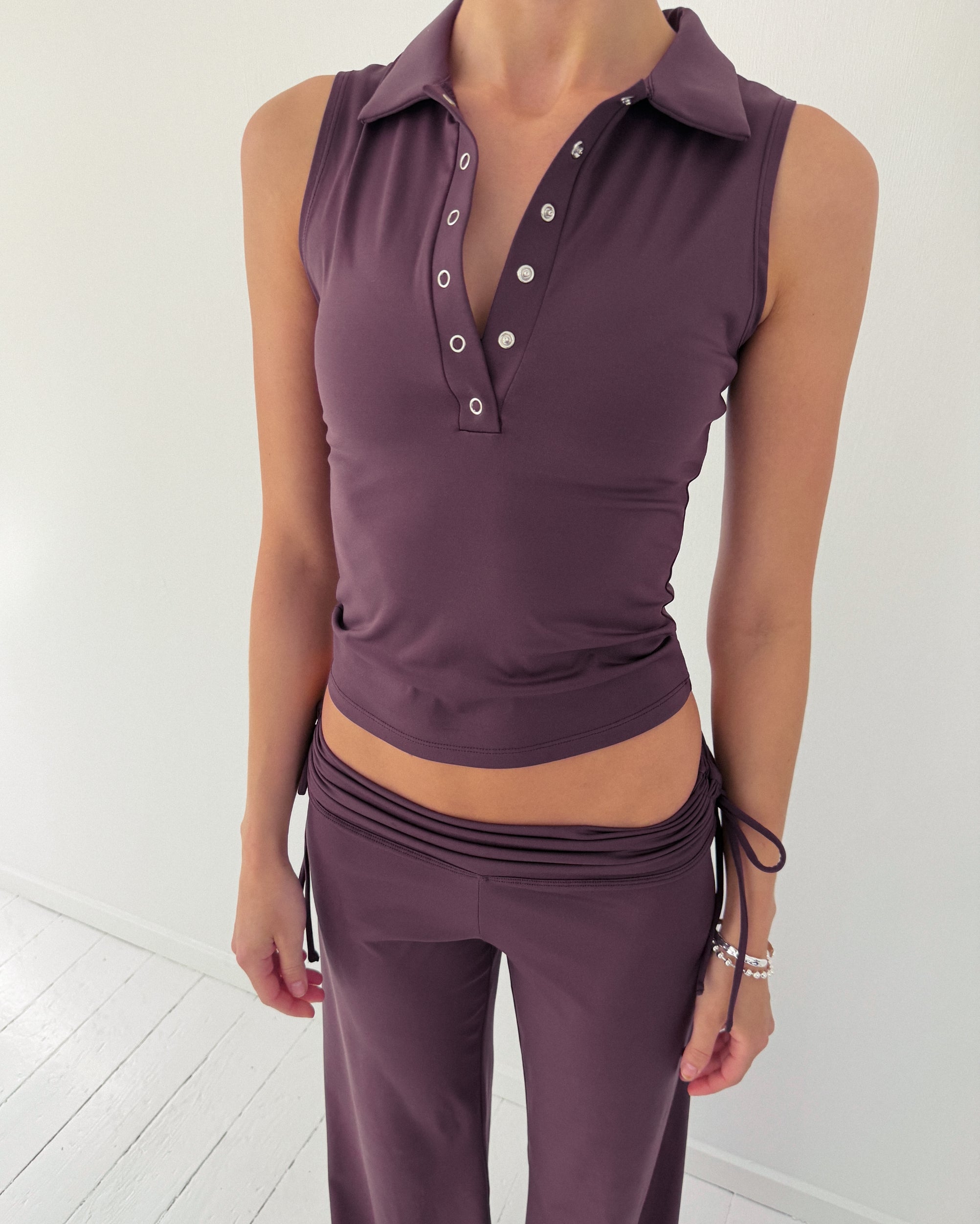 Polo top / Blackberry