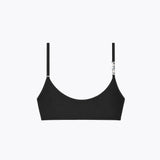 Scoop Bikini Top / Black