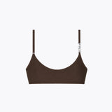 Scoop Bikini Top / Chocolate